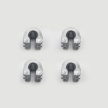 잔디 깎는 기계 용 알루미늄 와이어 버클 범용 알루미늄 와이어 버클, 04 B 4pcs