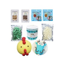 꼬메빔보 향기 버블솝플레이 비누클레이 리필 50g - 1kg, 500g, 분홍
