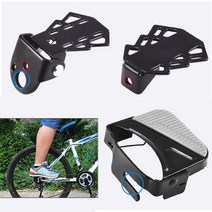 자전거 발판 뒷자리 보조발판 발받침 페달, 발 받침대(1세트) C타입 접이형(대)