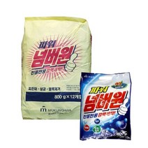 세탁비누 대용량세탁비누 가루비누 넘버원 12456 EA, 상품선택, 넘버원 1포대(12봉)