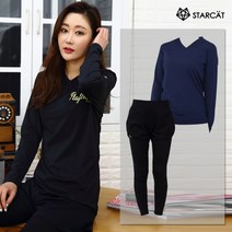 스타캣 롱기장긴팔브이넥 요가복세트 필라테스복세트 TL109PT03WW4