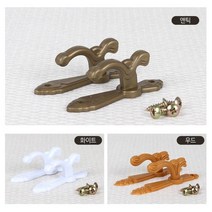 앤틱 커튼 고정 묶기 걸이 커텐 후사 거리 2개 소품 홀더 부속품, 커튼후사고리 화이트 2개