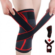 벨트 스판 무릎보호대 1pc 등산 헬스 테니스 스쿼트