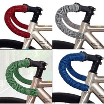 자전거 핸들 바 그립 테이프 로드 픽시 싸이클 손잡이 바테잎 바테입, 핑크 - 2개 세트