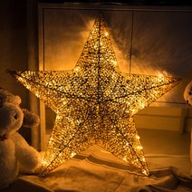 프리미엄 크리스마스 대형 장식 LED 전구 눈사람 사슴 네온 별 설정 2, 60cm