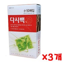 다시백 小 50매 X 3개 차거름망 다시마필터 잎차필터 _ 2027422EA, 쿠팡2보글보글 본상품선택