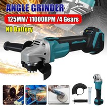 무선 충전 그라인더 연마기 광택기 마끼다 호환가능 면삭기 면갈이 다가러 연마 커팅, 100mm