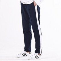워나샵 남녀공용 사이드라인 크롭팬츠
