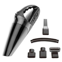 [해외]전기 무선 진공 청소기 usb 충전 가정용 자동차 용 내장 배터리 스마트 핸드 헬드 진공 청소기 청소 도우미, 협동사, 검은 색