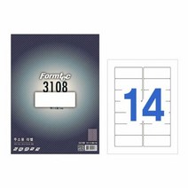 폼텍)수신자주소용라벨(LQ 3108 20매), 상세페이지 참조