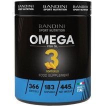 BANDINI EPA 360mg 및 DHA 240mg 366정 피쉬 오일 소프트 캡슐 이탈리아산, 1개