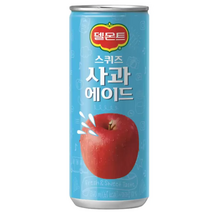 롯데-델몬트스퀴즈사과240ml(30캔) x2, 사과, 240ml