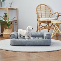 [모던하우스] 펫본 편안한 소파형 방석 M 그레이, 단품