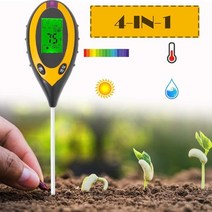 토양산도측정기 Soil pH Tester 3/4 in 1 PH Light Moisture Acidity Meter Plant Kit for Flowers, [02] 4 IN 1 Soil tester, 02 4 IN 1 Soil tester