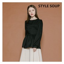 숲 SOUP 트위스트 랩 블라우스(SX9LSE1)