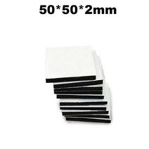 에바폼 EVA폼 압축스펀지 스티로폼 폼보드제작 스치로폼 10100pcs 양면 테이프 초강력 자기 접착 EVA 폼 스티커 패드 사각형 원형 헤비 듀티 장착 다중 크기, 76.black  50x50x2mm - 10PCS -