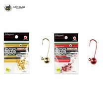 마이크로 지그헤드 305 캣츠크로우 송어 꺽지 무미늘 바늘, 1／84oz_골드