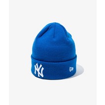 뉴에라 리그 베이직 커프 뉴욕 양키스 비니 블루 아주르 KNIT LEAGUE BASIC CUFF NEYYAN BLU AZ