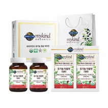 [마이카인드] [선물포장+쇼핑백] 유기농 철분 2개 선물세트, 상품옵션선택:철분 2개 + 선물포장 + 쇼핑백