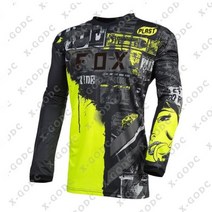 자전거 사이클 의류 신제품 남성용 모토크로스 저지 Mtb 다운힐 사이클링 산악 DH Maillot 퀵 드라이 레이싱 폭스 플래스트