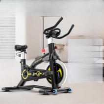 스피닝 자전거 운동 홈 실내 스포츠 체중 감소 피트니스 다이어트 좌식 사이클, 플라이휠 블랙