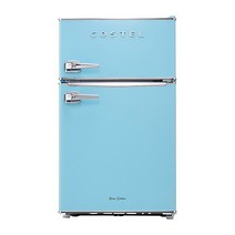 코스텔 레트로 미니 냉장고 소형 2도어 86L CRS-86GA(스카이블루)