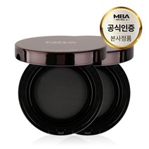 MBA 헤어메이크업 새치커버 헤어커버 모발아 더마 헤어 쿠션 15g (블랙), 2개