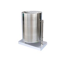 행거용 재떨이휴지통 (원형망/사각/스텐), 원형스텐재떨이형110L(450*830*450), 1개