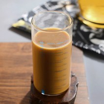 [로하티]눈금패턴 내열 유리컵(350ml) (블루) 가정용 업소용 추천 OWG00674AD, 제목색상또는랜덤