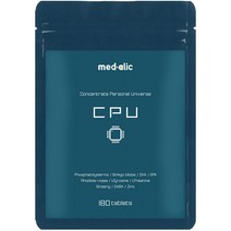 CPU서플리먼트포스파티딜 세린로디오 라로제아 인삼 엄선 10성분 180알 med-alic[메다릿크]멀티 지방산, 1