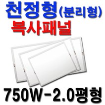 대성바이오 천장형 전기복사패널 화장실 동파방지 300W-0.5평형, 전기복사패널 750W-2.0평형