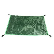 타프텐트 넥타타프 사각타프 작은타프 소형 차타프 실타프 후크가있는 캠핑 텐트 방수포 천, 초록