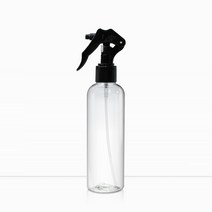 새로핸즈 미니 건스프레이 공병 투명용기 블랙캡 150ml, 단품