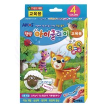 새임 아이클레이10G 4색 클레이피규어만들기 어르신만들기 치매교구