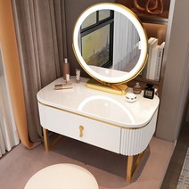 좌식 화장대 거울 화장대 미니 화장대 (거울 포함+방석) S880-A11, 흰색
