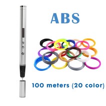3d pen scribble pen oled pla abs filament 3d printer 크리스마스 선물 lapiz 3d printing pen for school 3d 연필, 100미터 복근, 협력사