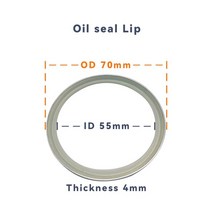 범용 립 오일 도장 ID 굴삭기 부품 버킷 링크 부싱 지지대 암 및 실린더 사용 30-65mm, 06 55x70x4mm