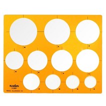 코링 원형자 대형원형 삼각 106F K 제도 템플렛 빵빵 정규 모양 0W7790D6, 1개, 1개