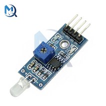 3.3V-5V 4PIN 포토 다이오드 모듈 LM393 광 센서 스위치 Arduino Raspberry Pi 감광 감지, 단일옵션, 한개옵션0