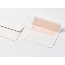 비치지 않는 고급 레이어드 컬러 봉투 웨딩 청첩장 초대장 엽서-50p, 50매, 2.라이트핑크