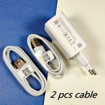 터보 차저 호환부품 샤오미-27W 충전기 오리지널 QC 4.0 고속 터보 빠른 벽 전원 어댑터 Mi 9 9T pro CC9 R, 01 EU add two cable