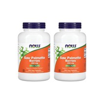 [2개] 나우푸드 쏘팔메토 550mg 250베지캡슐 세레노아 레펜스 톱야자 미국산