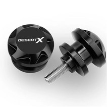 오토바이 cnc 알루미늄 액세서리 swingarm spools 슬라이더 스탠드 나사 두카티 desert x 2021 2022, 검은색