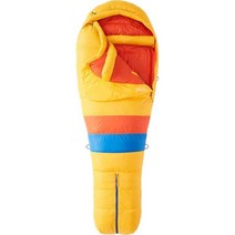 Marmot 마모트 Never Summer 네버썸머 침낭 0F 다운 MARZ9NE 247744, Solar/Red Sun, Reg/Dual Zip