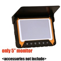 보안 부속 부품 비디오 어군 탐지기 5inch ips lcd 모니터 카메라 키트 겨울 수중 얼음 낚시 수동 백라이트 소년남성 선물, 감시 장치, 1080p