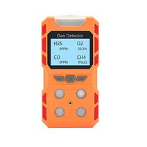 일산화탄소 경보기 가스누수탐지 캠핑 가스 경보 산업용 멀티 감지기 CO H2S O2 EX 화재 방지 분석기 센서 보안 알람 인간의 음성 프롬프트, [02] Gas Alarm Yellow