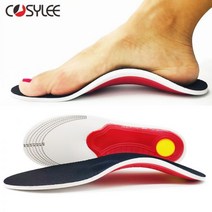 Orthotic Insole Arch Support 발바닥 용 플랫 풋 정형 안창 공기 운동의 압력 완화 댐핑 쿠션 패딩 깔창, L (EU41-45)