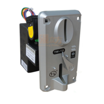 동전 투입기 계수기 코인노래방 오락실 코인기 감지기, 실버