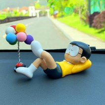 자동차 장식품 인싸템 차내 애니메이션 액세서리 Dora A꿈 수면 대웅 대쉬보드 카튜닝용품 여성 2869914724, 수면 대웅 _레인보우 풍선