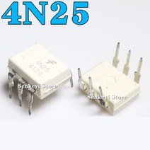 제네레이터 발전기 New original 4N25 straight plug DIP6 optocoupler transistor output generation, 한개옵션0